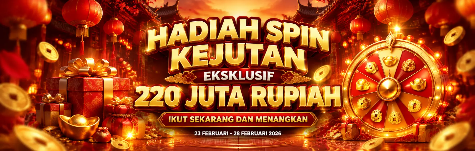 Banner promo OTW777 — Hadiah Spin Kejutan, 220 juta rupiah